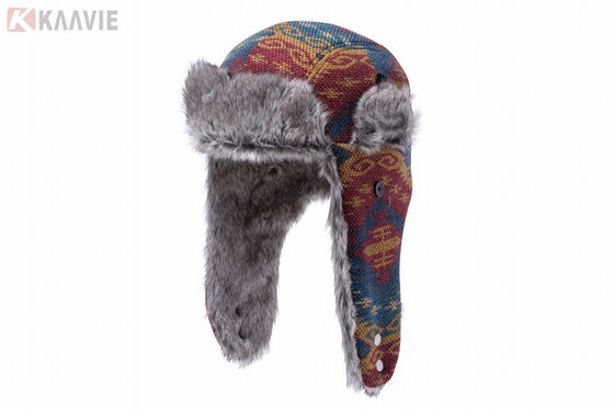 El trampero ruso Winter Hats Multifunctional del ODM con el oído agita los sombreros unisex del invierno