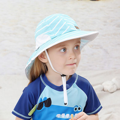Cubierta Safari Hat Cap de la aleta del cuello del niño del sombrero de Sun de las muchachas de los muchachos del sombrero de la playa del verano del bebé