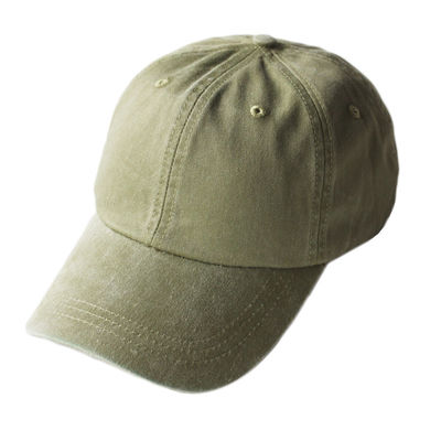sombrero ajustable del papá de la gorra de béisbol de la tela cruzada de algodón del vintage de los 56cm los 58cm