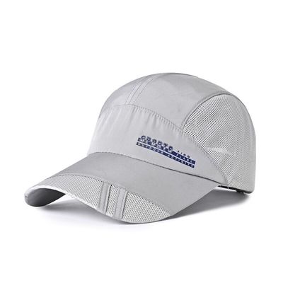 La gorra de béisbol amistosa de Eco del poliéster respirable bordó los casquillos ISO9001 de los deportes