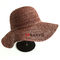 ODM de encargo del OEM del color de Straw Sun Hats Sun Shade Pantone de las mujeres de la rafia
