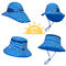 Cubierta Safari Hat Cap de la aleta del cuello del niño del sombrero de Sun de las muchachas de los muchachos del sombrero de la playa del verano del bebé