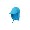 Protección de los sombreros UPF 50+ Sun del cubo de los niños ajustables del color azul