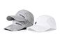 Gorra de béisbol casual al aire libre 100% del verano del poliéster los 58cm Grey Color respirable