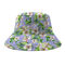 Poliéster al aire libre impreso 100% de los sombreros del cubo del logotipo los 55cm para los niños