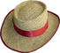 Trigo ULTRAVIOLETA los 58cm del peón de la protección de Straw Sun Hats del espacio en blanco llano ancho del borde