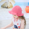 Los niños anchos del borde del niño juegan el sombrero con la aleta Chin Strap Sun Hat del cuello