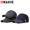 Gorra de béisbol ajustable 100% del color sólido del espacio en blanco del sombrero del papá del Snapback del algodón