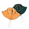 Sombrero bordado lleno al aire libre del cubo de los pescadores del algodón con Chin Strap los 55cm