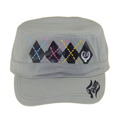 Hombres Mujeres sombrero de béisbol militar al aire libre de algodón con tapa superior plana del ejército OEM ODM