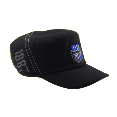 Sombrero militar de exterior con casco de cadete de lujo bordado