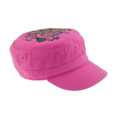 Sombreros de algodón rosa con bordado con lavar en caso de emergencia