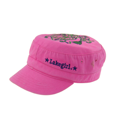 Sombreros de algodón rosa con bordado con lavar en caso de emergencia