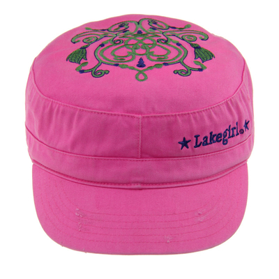 Sombreros de algodón rosa con bordado con lavar en caso de emergencia