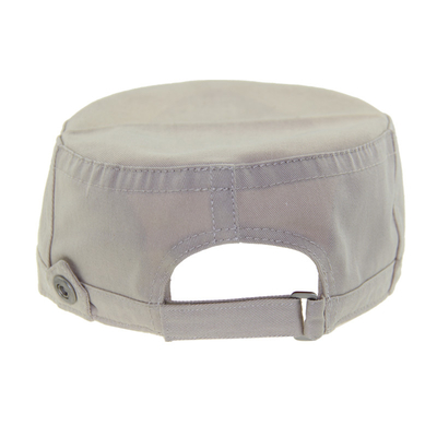 Pre curvado Sandwich Peak Militar Cadet Cap ajustable con cierre de velcro