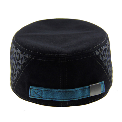 Personalización sombrero de cadete bordado verde ajustable para exteriores de moda