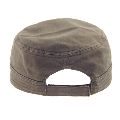 Sombreros militares de algodón de época de moda y con bordado ajustable