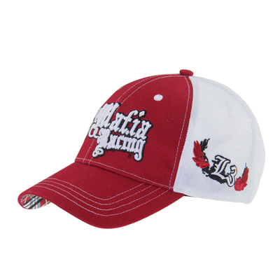 Pre Curva de la malla de la cima del camión Caps 3D bordado Caps de béisbol 4 paneles