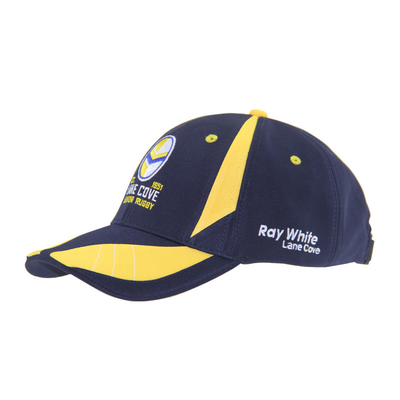 Caps de béisbol de carreras de poliéster de sublimación otomana con logotipo de bordado plano