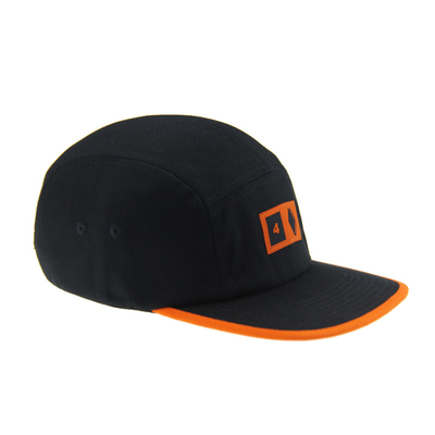 OEM de peso ligero 5 paneles de campamento gorras de tamaño ajustable de campamento sombrero de béisbol