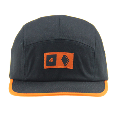 OEM de peso ligero 5 paneles de campamento gorras de tamaño ajustable de campamento sombrero de béisbol