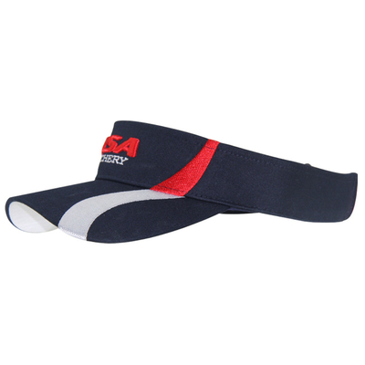 Visera de sol unisex tejida 100% de algodón Visera de sol bordada personalizada