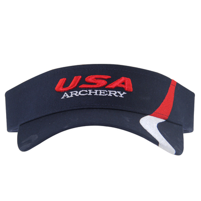 Visera de sol unisex tejida 100% de algodón Visera de sol bordada personalizada