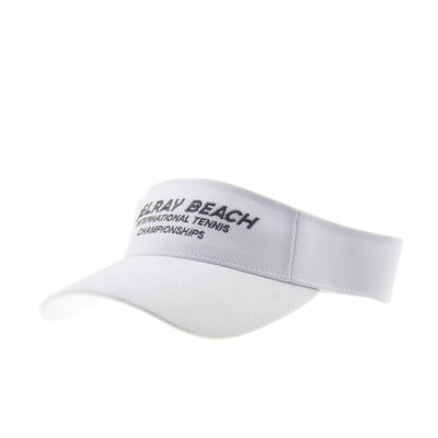 Embroidery personalizado visera solar gorras blancas para correr cómodo