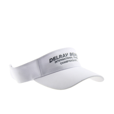 Embroidery personalizado visera solar gorras blancas para correr cómodo