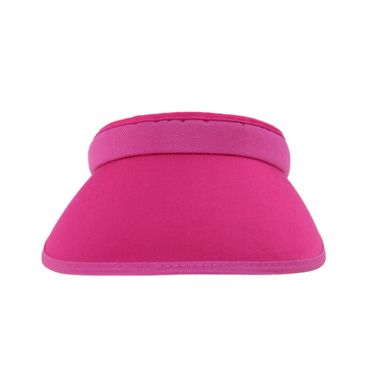 OEM ODM de algodón de borde ancho visor de sombrero clip de estilo de diseño duradero