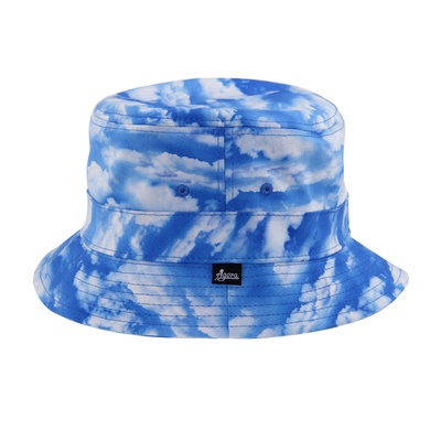Impresión de corantes de corbata Moda sombreros de balde de pescador de verano Material de poliéster elástico