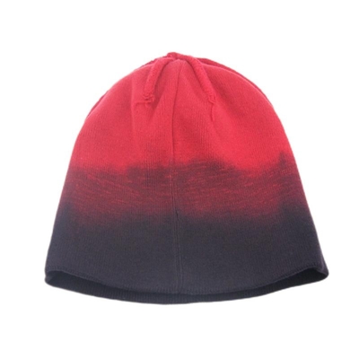 Sombreros con gorro de punta de acrílico tejido con logotipo de parche bordado