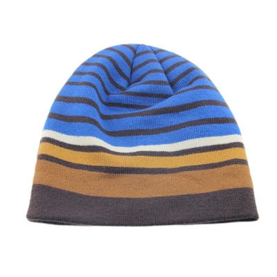 Sombreros con gorro de punto 100% acrílico Frascos de moda Gorros bordados a medida