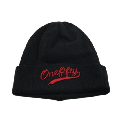 SGS/UL Certificado Adulto Sombreros con gorro ajustado Manchas Sombreros con gorro negro
