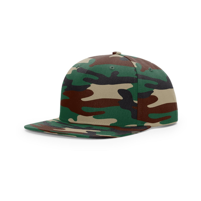 Snapback frontal personalizado 5 sombreros de panel de pico plano Snapback de perfil medio