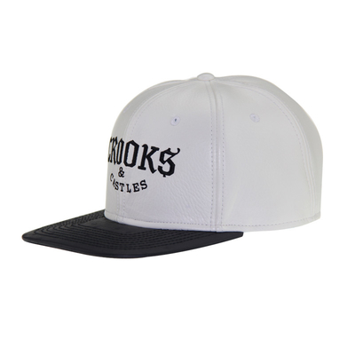 Capa de béisbol de moda de cuero de faux Pu con seis paneles Capa de béisbol con certificación SGS