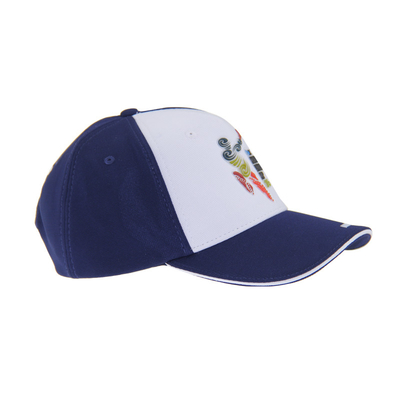 Soldadura de alta frecuencia personalizada con logotipos de marca Sombrero de béisbol atlético, sombrero ajustable de 6 paneles duradero