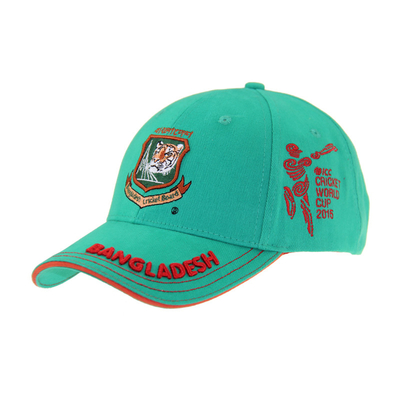 Capuchas de béisbol de algodón bordado de calidad duradera para el exterior, sombrero de béisbol para hombres y mujeres para cricket