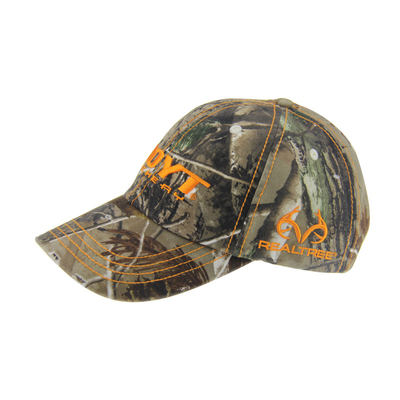 6 Panel Camuflaje Embroidery Béisbol, unisex sombreros de caza ajustables de perfil bajo