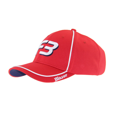 Polímero rojo bordado logotipo gorra de béisbol unisex sombreros de perfil bajo ajustable casual
