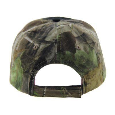 6 paneles Camuflaje bordado gorras de béisbol al aire libre, sombreros de caza ajustables unisex de perfil bajo