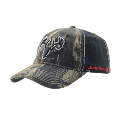6 paneles Camuflaje bordado gorras de béisbol al aire libre, sombreros de caza ajustables unisex de perfil bajo