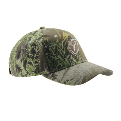 6 paneles Camuflaje bordado gorras de béisbol al aire libre, sombreros de caza ajustables unisex de perfil bajo