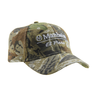 6 paneles Camuflaje bordado gorras de béisbol al aire libre, sombreros de caza ajustables unisex de perfil bajo