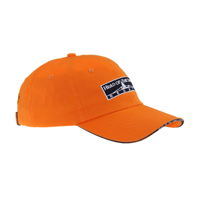 Clásico 6 Panel de algodón bordado Béisbol de gorras, de perfil bajo Sandwich ajustable hombres y mujeres gorras
