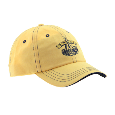Básico 6 panel de algodón bordado gorras de béisbol, de perfil bajo Sandwich ajustable gorras de hombres y mujeres