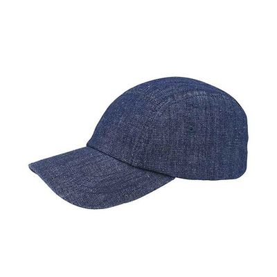 Capuchones de béisbol de 5 paneles de denim, de perfil bajo y ajustables para hombres y mujeres