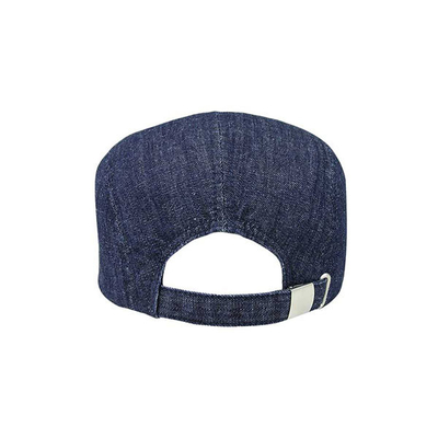 Capuchones de béisbol de 5 paneles de denim, de perfil bajo y ajustables para hombres y mujeres