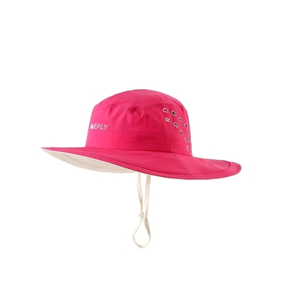 Sombreros para pescadores de borde ancho y transpirable Impresión reflectante