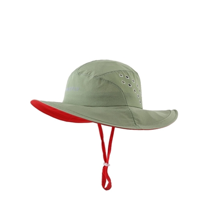 Sombreros para pescadores de borde ancho y transpirable Impresión reflectante